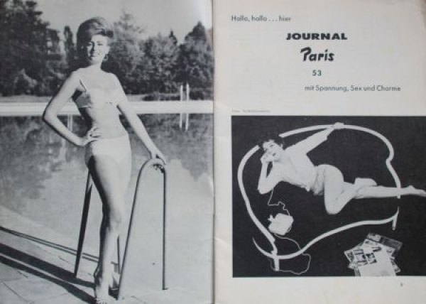 "Das moderne Journal" - "Journal Paris" 1963 Society-Magazine two issues (6490)